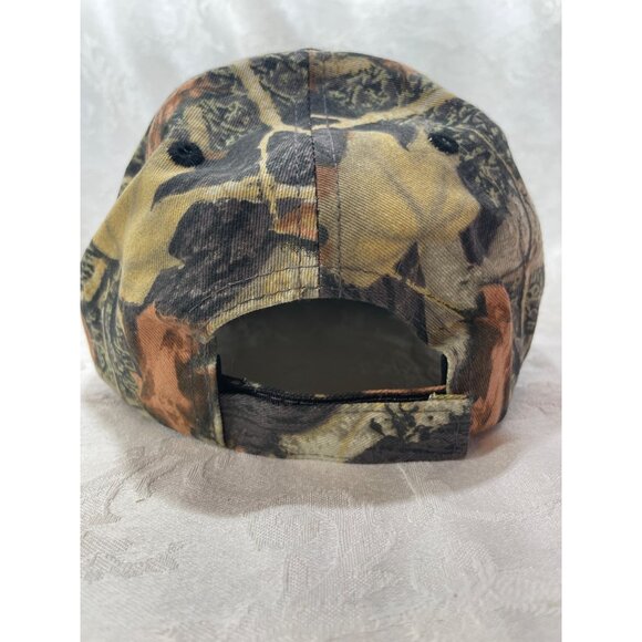 Camo Baseball Cap Hat Dressed to Kill Buck Deer Camoflauged Snap Back - Picture 3 of 8